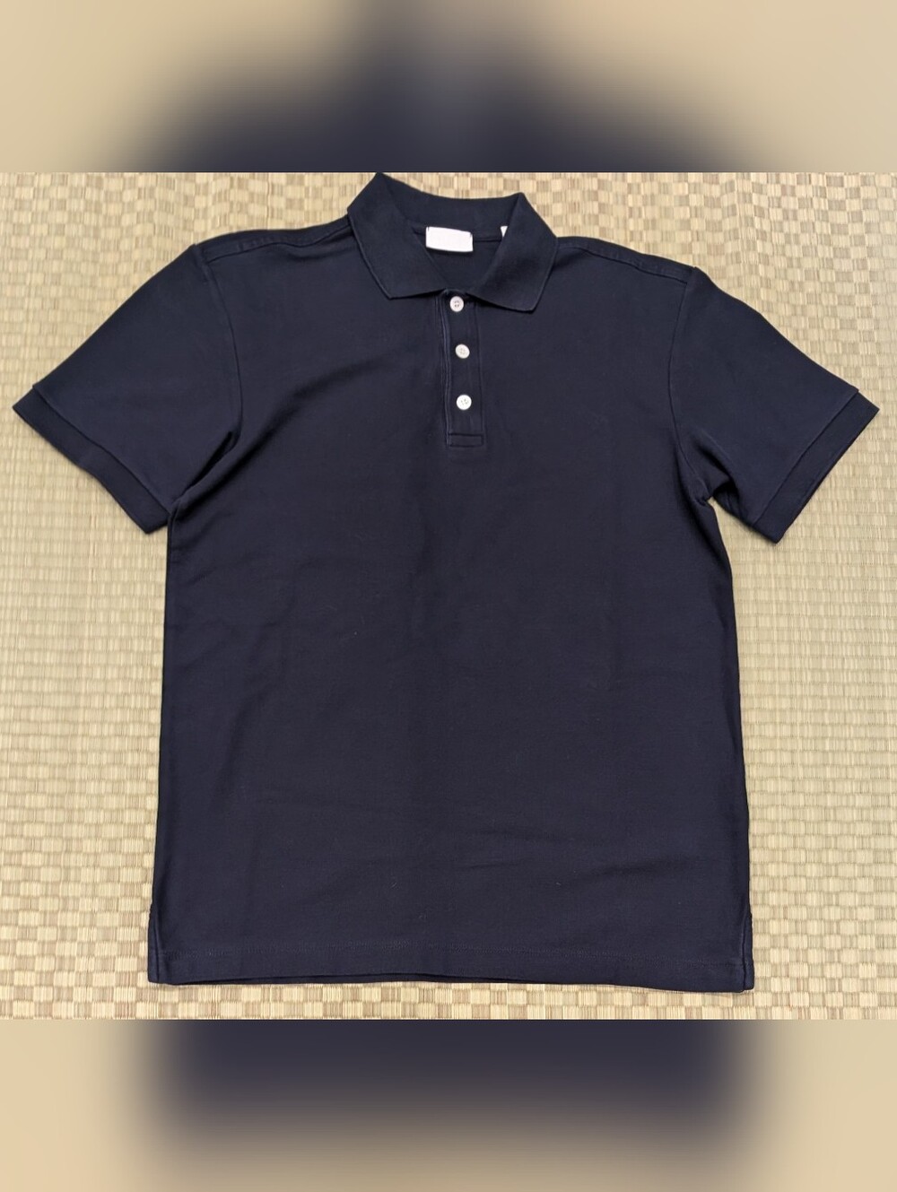 Handvaerk Pique Polo Navy Men's Size Small Made in Peru